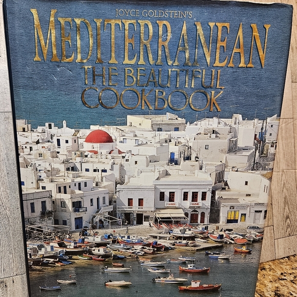 Mediterranean The Beautiful Cookbook Joyce Goldstein's Hardcover Authentic Recip - Picture 1 of 16